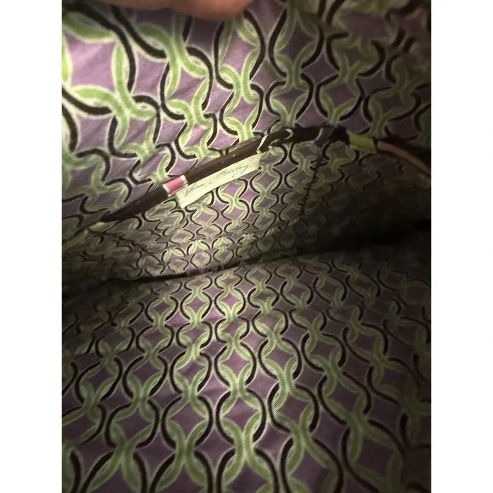 Vera Bradley Purple Punch Cross body Purse  Great Color Zip Top Adjustable Strap